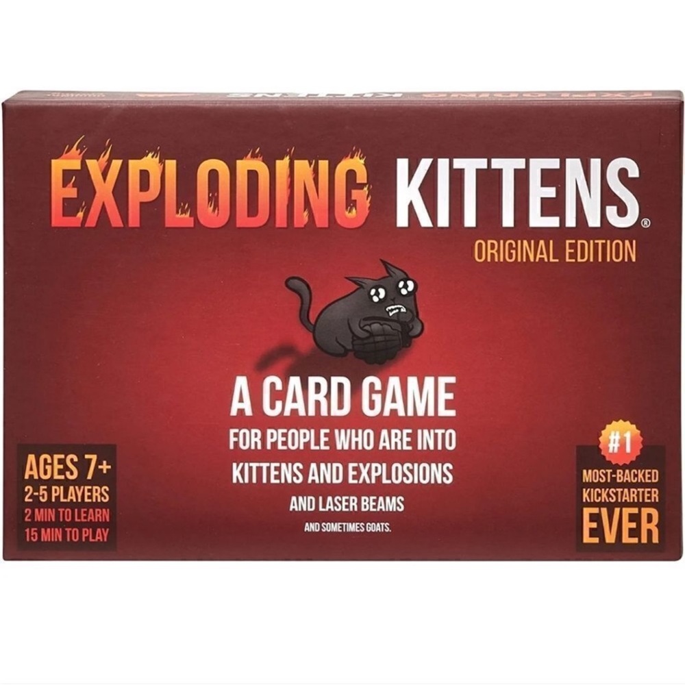 Exploding Kittens card game
